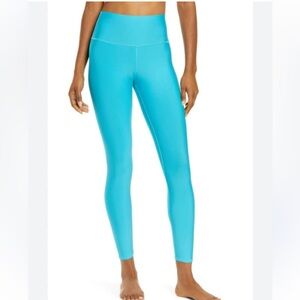 ALO Yoga neon sea blue green Leggings